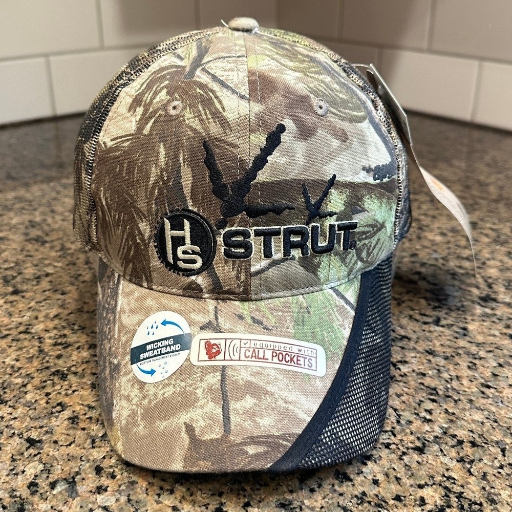 Hunters Specialties HS Strut Realtree‎ APG Camo Trucker Hat Adjustable Men's